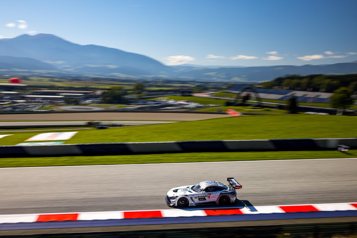 MMosport's tweet photo. #DTM #Race I at @redbullring is 🏁 ...
@maxibuhk will start from P21 with our @spt_spacedrive #AMGGT3 1️⃣8️⃣ and finished on P17.
Su at 10:00 CEST we'll try it again in Q II
Thank you very much for your support 🙏
#SpaceDrive #WeLoveDTM #Motorsport #GT3 #AMG #MercedesAMG #V8 https://t.co/yy7HJH43k8