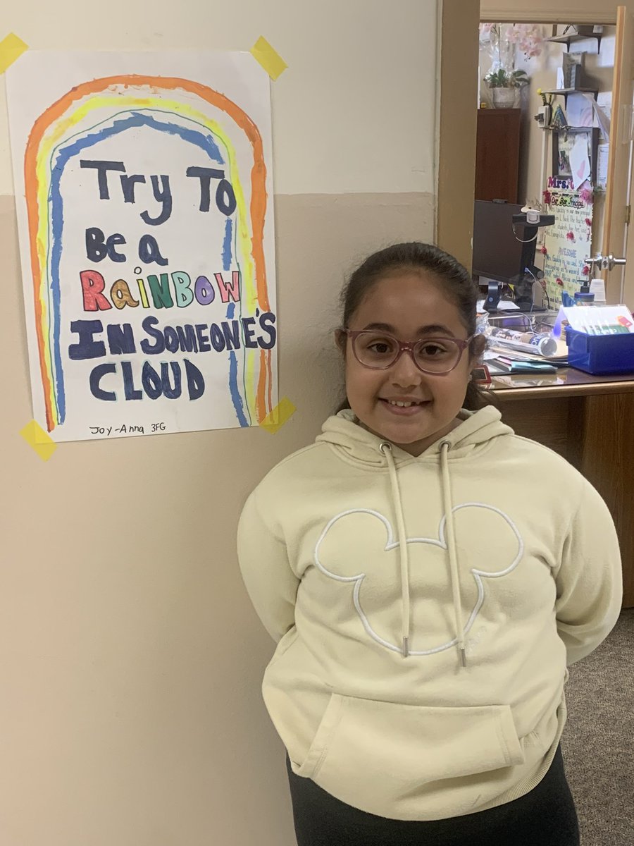 MrsGaddy1's tweet image. This Scholar is always adding “JOY” to our day! Thanks for the friendly reminder to think of others, and not just ourselves! 🌈 #LookForTheAwesome #BelieveInBuck 💙