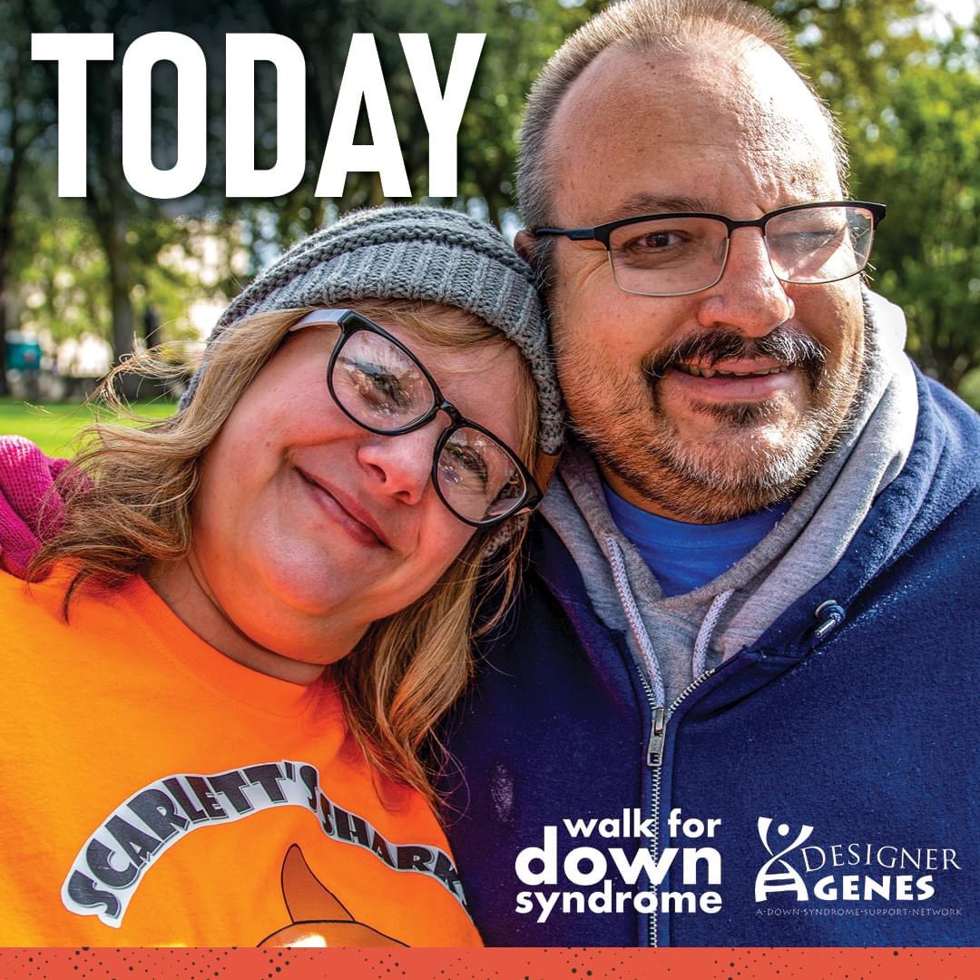 Today is the BIG day! 👏 The Walk for Down Syndrome will have festivities &amp; check-in begin at 10am and the walk begins at 11am.

Today is a special day of inclusiveness, acceptance and growth. Today is just one day of many that we are #BetterTogether 💙 We'll see you all soon!