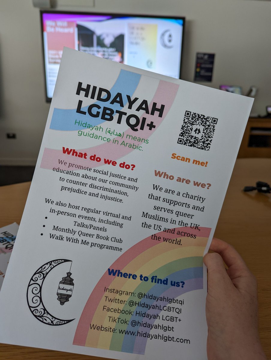 UoEStaffPride's tweet photo. Hidaya is an organisation that supports queer Muslims in the UK and in the US - really glad to be learning about their work today at #BiTastic in Edinburgh π³οΈβπ Check them out here: @HidayahLGBTQI https://t.co/1jhErfeWzX