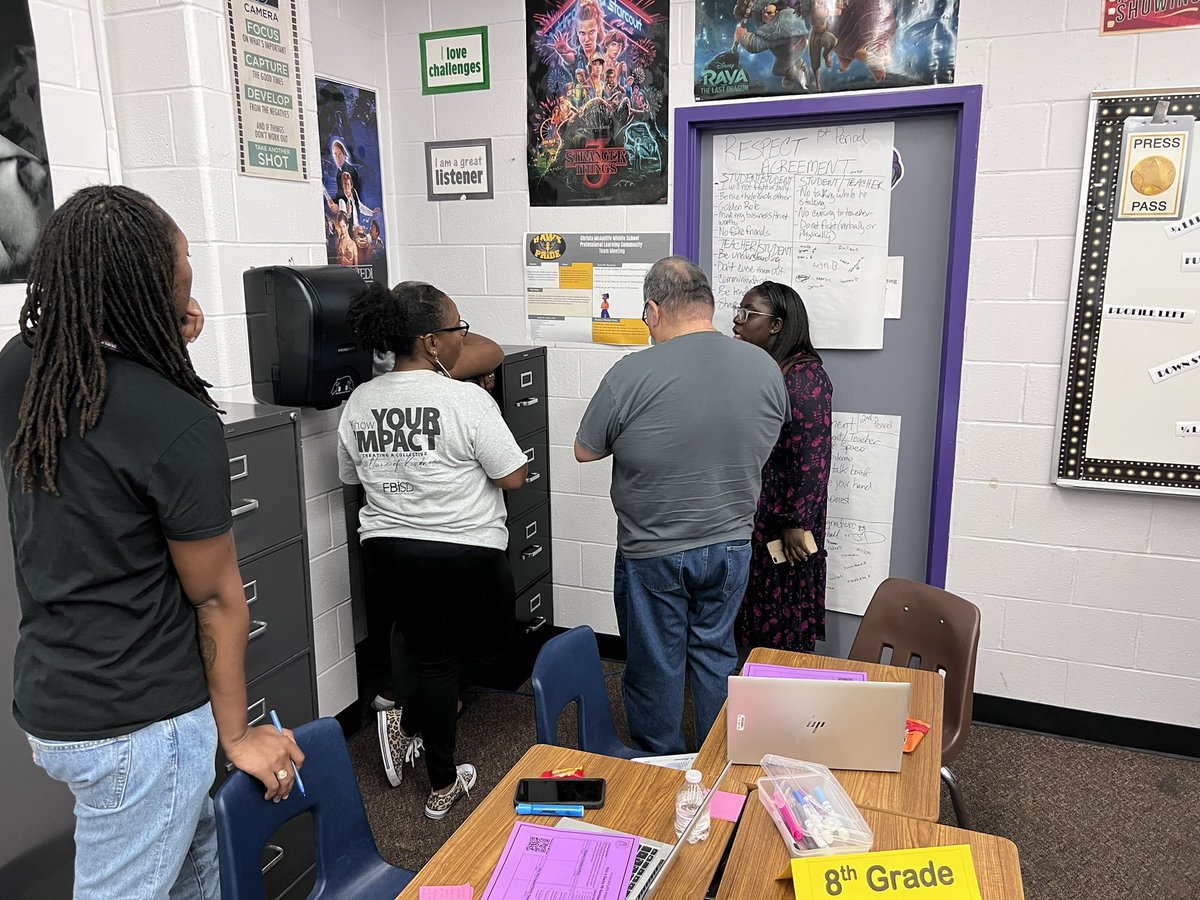 DeeDeBurke's tweet photo. PLCs and Clarity Session with Ms. V. Moore and Ms. J. Kennedy! #InstructionalSupportTeam #HawkEducators @CMMS_Hawks https://t.co/DqR53dvL3N