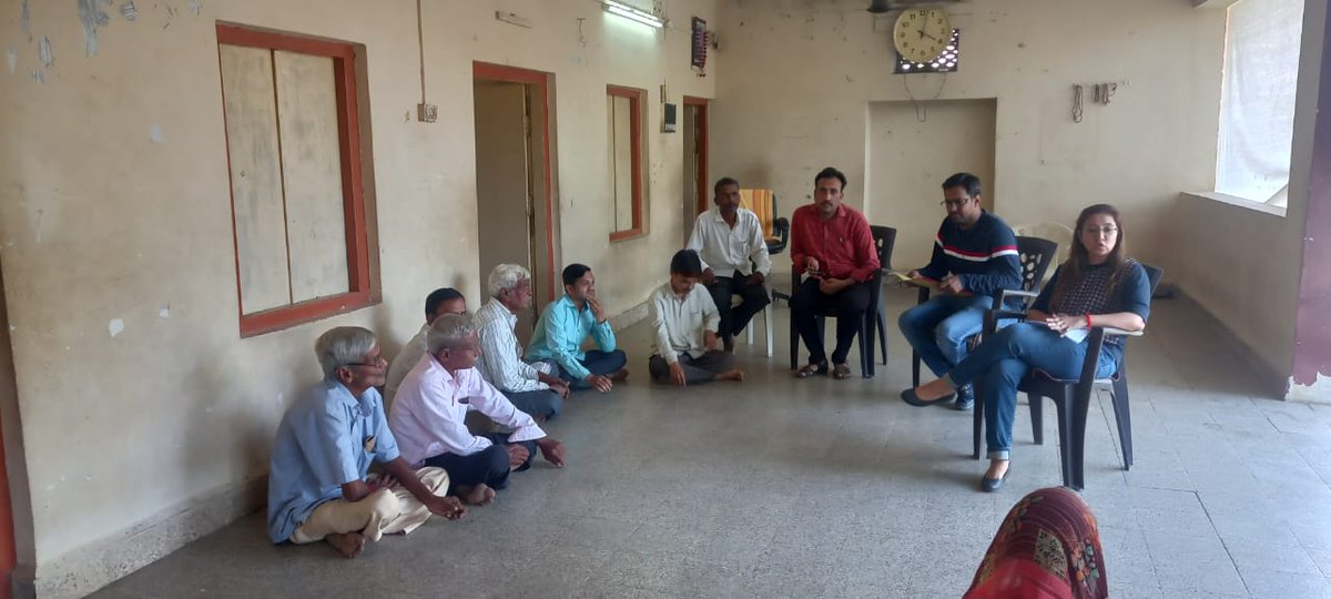 Visit of low voter turn out booth at dhuvaran, jalsan, haripura , to assess the reason for exceptionally low voter turn out n planning of activities accordingly to increase the voter turn out #Mission2022 #AVSAR <a href="/CollectorAnd/">Collector and DM Anand</a> <a href="/CEOGujarat/">Chief Electoral Officer, Gujarat</a>