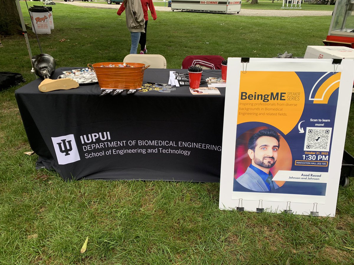 Come check out the random prosthetic leg at the BME table!!! Could be cool, idk!!!