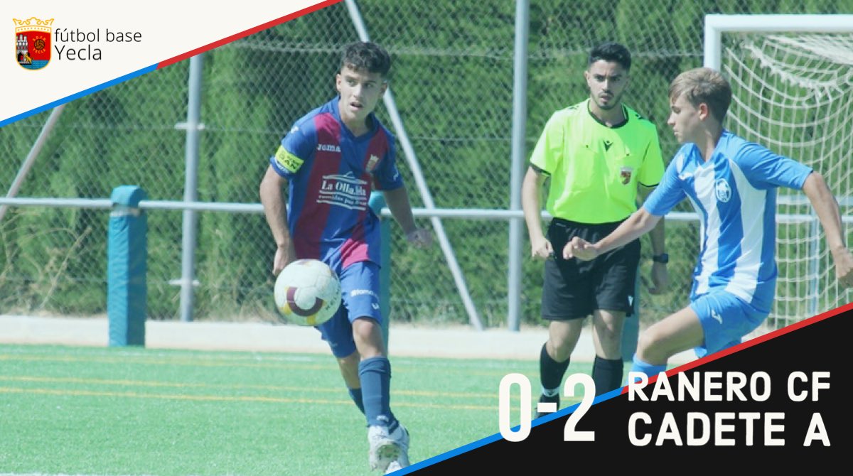 #CadeteA | Victoria a domicilio del Cadete A en un campo complicado. 

Ranero CF 0 - 2 Cadete A