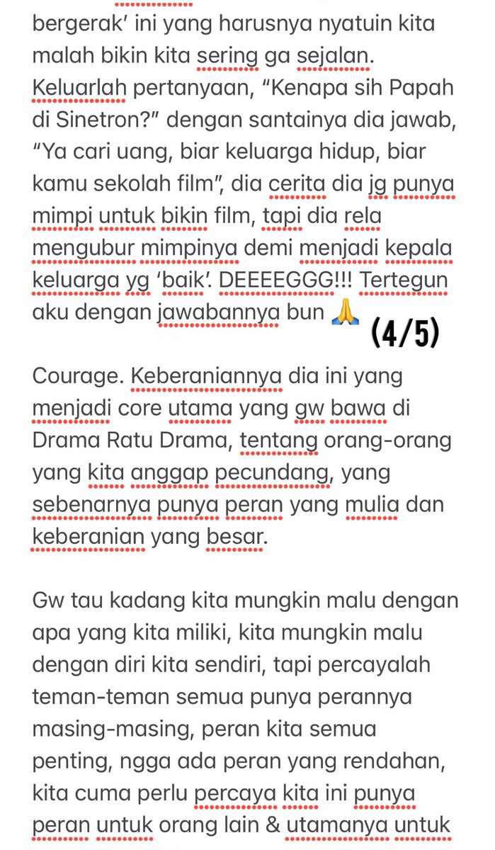 acotenri's tweet photo. Bokap gw mungkin ngga ngajarin gimana caranya jadi sutradara yang baik. Tapi dia betul-betul mengajarkan gw untuk jadi manusia yang lebih baik.

Besok atau jam 00:00 nanti #DramaRatuDrama akan mulai tayang. Mau sedikit cerita kenapa ini menjadi begitu personal &amp; penting buat gw. https://t.co/0Io9IL06M3