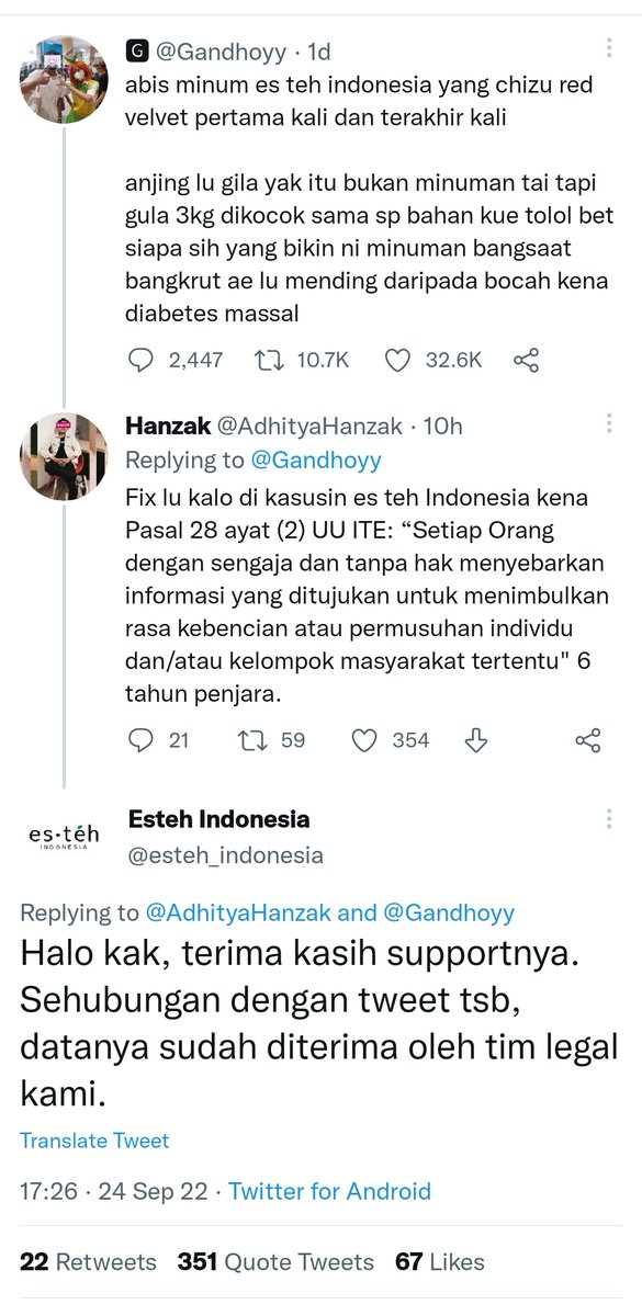 ARSIPAJA's tweet photo. esteh UU ITE https://t.co/w2HeJ7y0qw