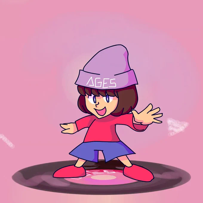Fun fact while we're on the topic!: When I needed a quick title screen for the demo last year, I decided it would be most humorous and efficient to just give a an old test animation in the project's earlier days the new Melodii design. These are the missing links in evolution   