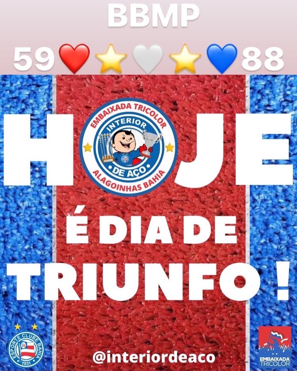 interiordeaco's tweet photo. @interiordeaco @ECBahia @EsquadraoECB https://t.co/MBB9Ko1wEL