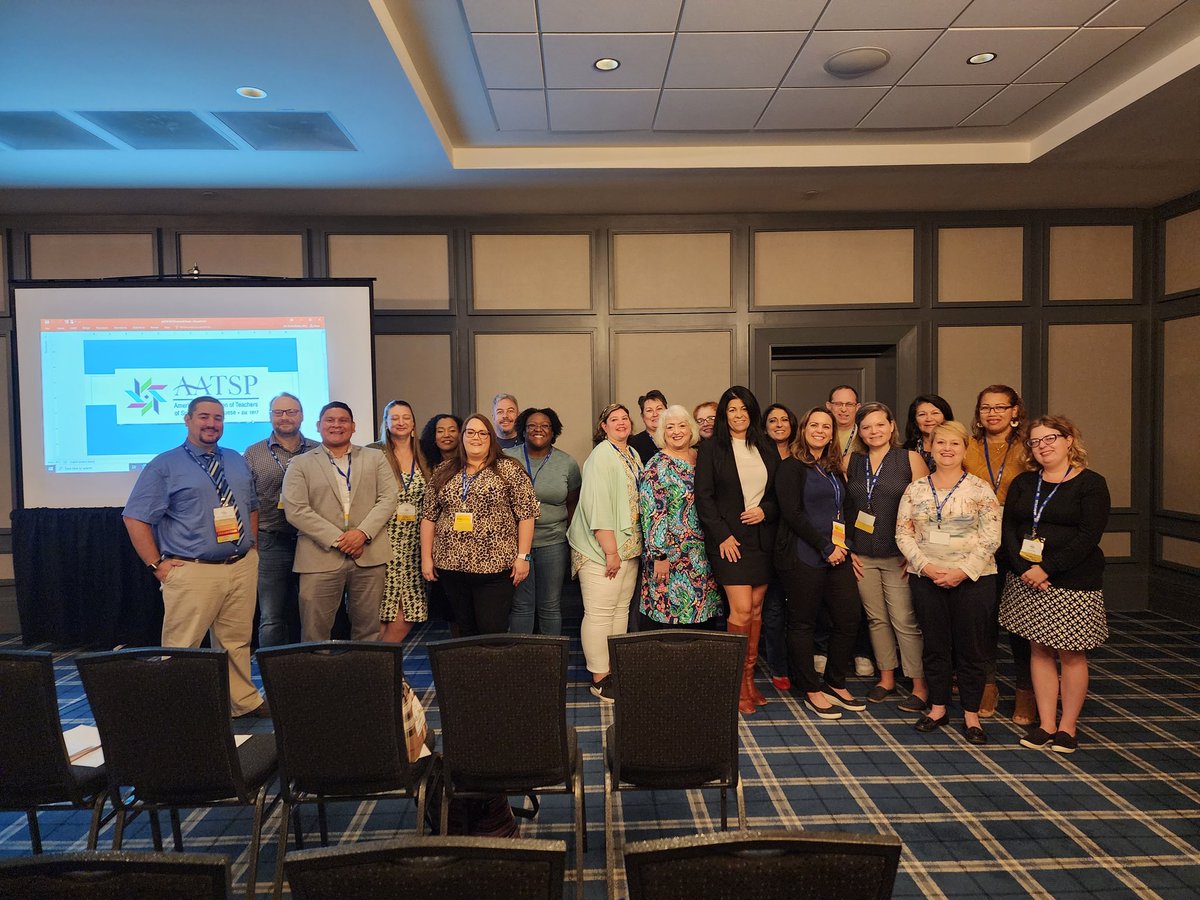 PilarDCGomez's tweet photo. AATSP meeting, so excited to be back in person! #aatpsky #kwla22 #kwlaonline https://t.co/twEvQ2z1Ob