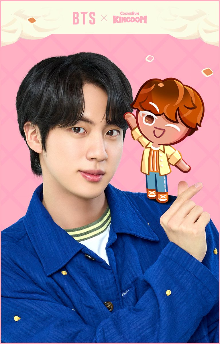 CRKingdomEN's tweet photo. 1️⃣st Day as a Cookie! 🍪
#BTSCookie_FirstLook Who's next?

/
#Its_JinCookie 🐹💖
Aren't you happy to see me?
\

##BTSInCRK
#BTS #방탄소년단 

Pre-register NOW!
🔗 https://t.co/Hfv9uGCCA7 https://t.co/yy1x57fPzM