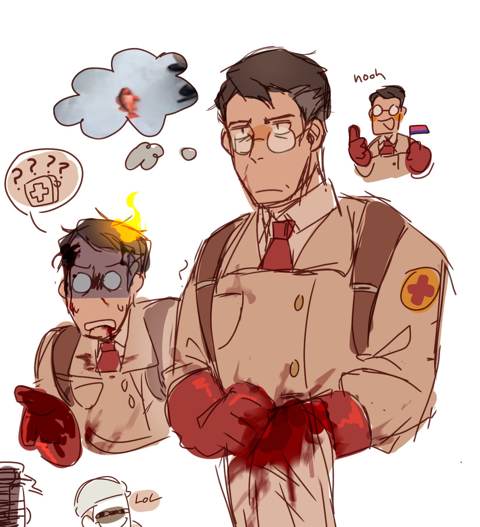 The Medic Tf2 Multiple Colors
