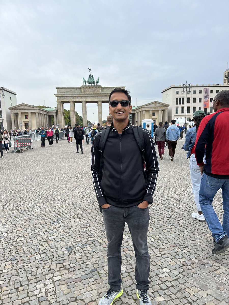 nileshtharval's tweet photo. Few more hours before big day #berlinmarathon2022 #berlin https://t.co/oDb8Ziwl9m