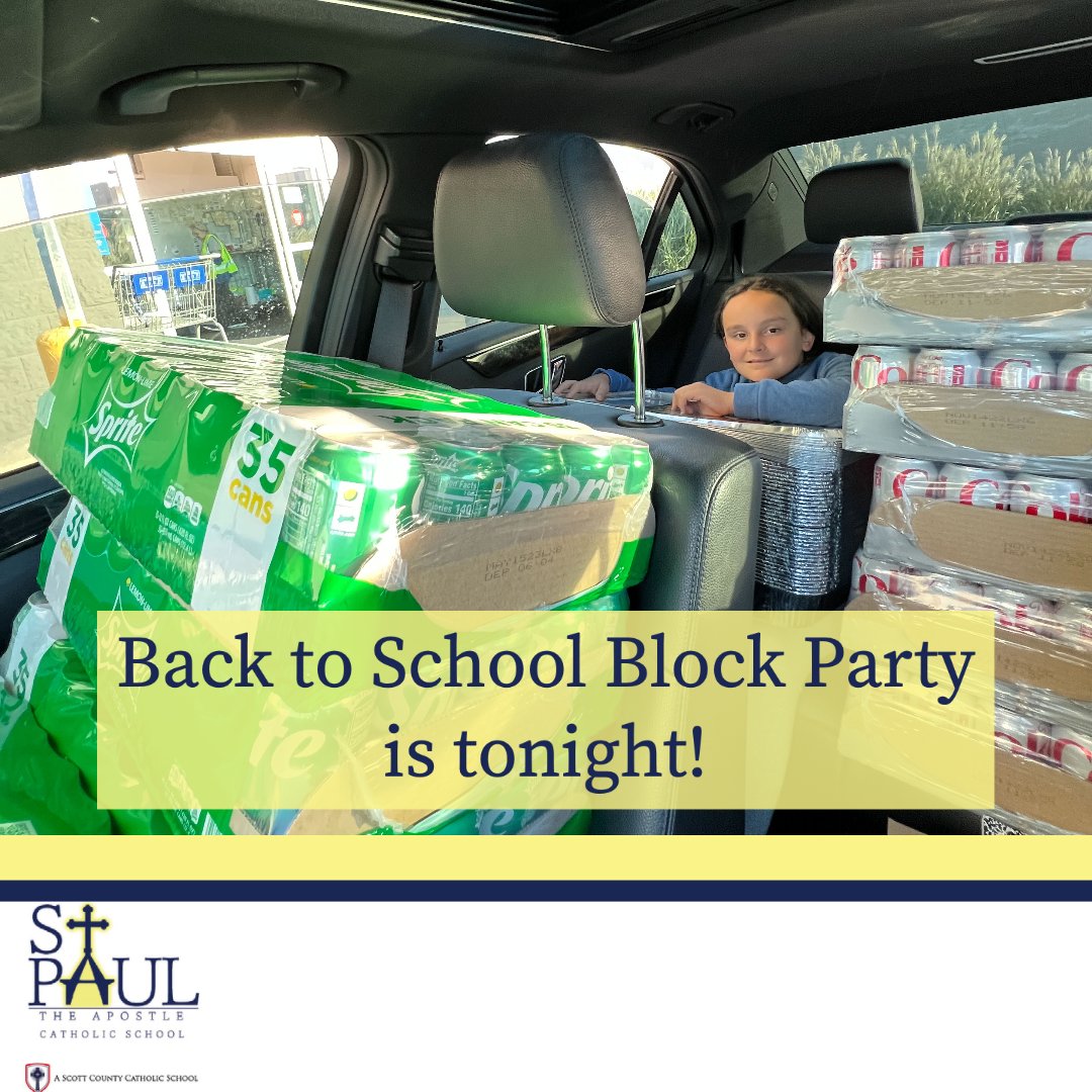 The preparation has started! We're Looking forward to seeing everyone tonight from 5:30 - 8:30 at our Back to School Block Party!