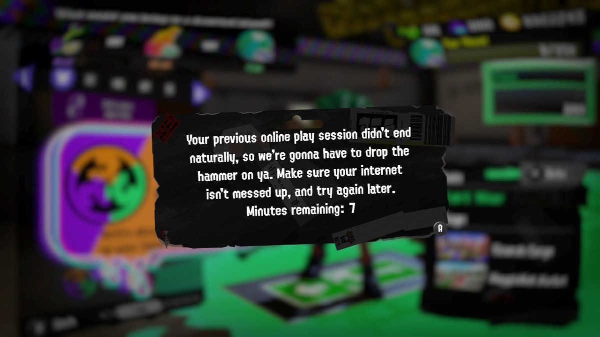 Love being punished for nintendos issues lol #Splatoon3 #NintendoSwitch