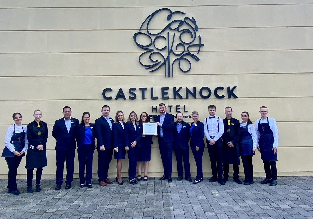 We are delighted to announce that the <a href="/Cknock_Hotel/">Castleknock Hotel</a> has been awarded the Workbly BE Mark (Best Employer)... an award for employers that reach a very high standard for employee engagement and experience.