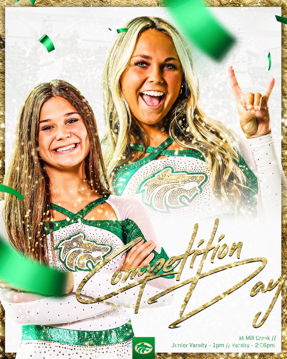 BufordCompCheer's tweet photo. Comp Day is HERE!!!! ⭐️ Mill Creek High School // JV 1:00 PM // Varsity 2:06 PM #GHSACheer https://t.co/NieDA0D9ra