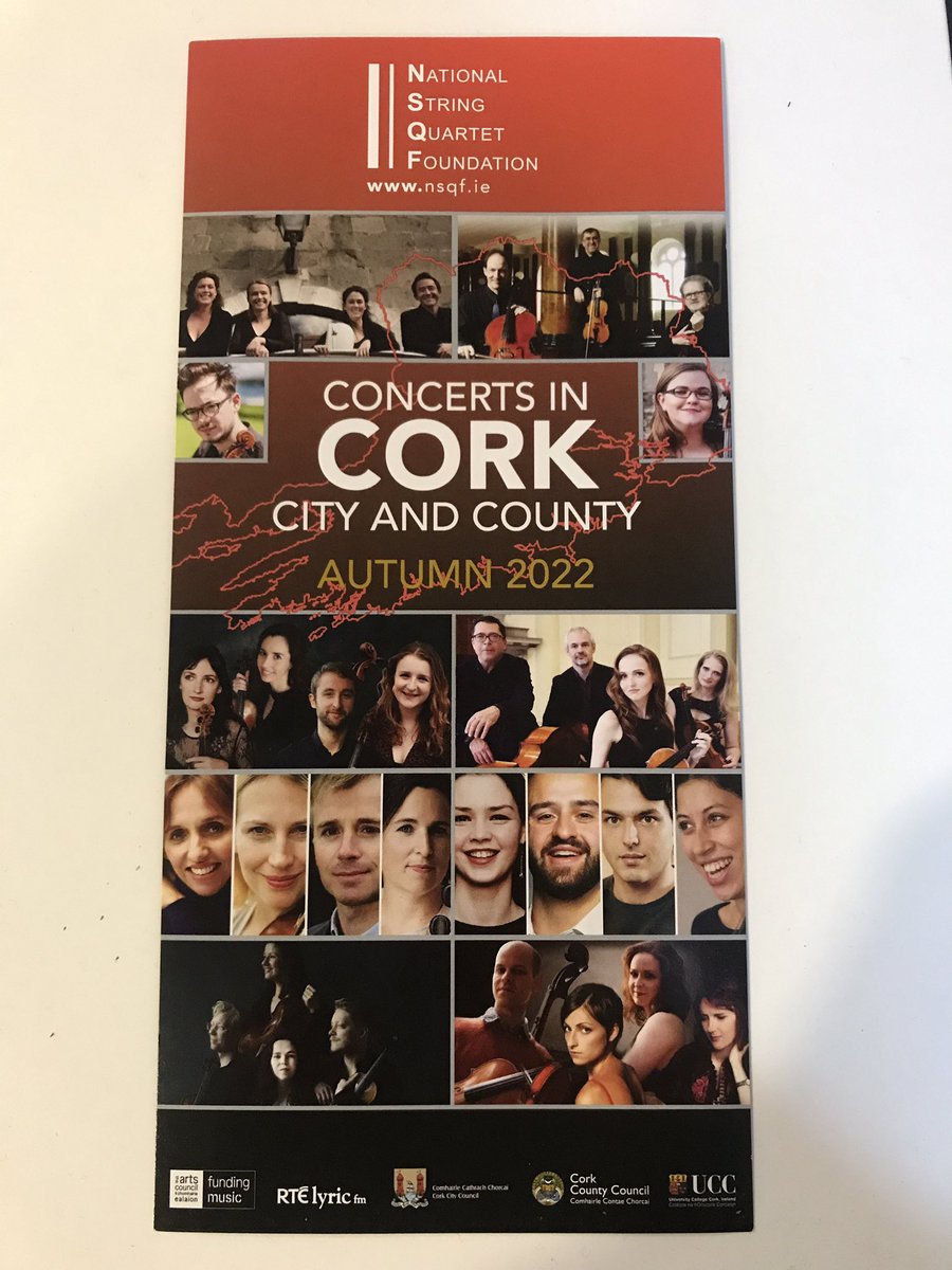 TriskelCork's tweet photo. Such a lovely start to our Autumn String Series. Thanks to the @BanbhaQ for such wonderful music. Next in the lineup is the Esposito Quartet on Sat 8 Oct https://t.co/o3DGUXIwfX