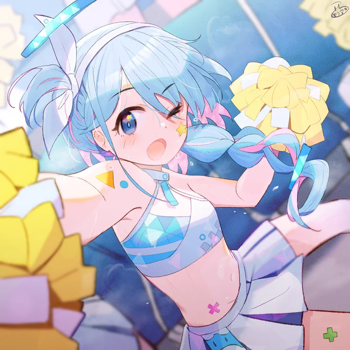 チアアロナ #ブルアカ 