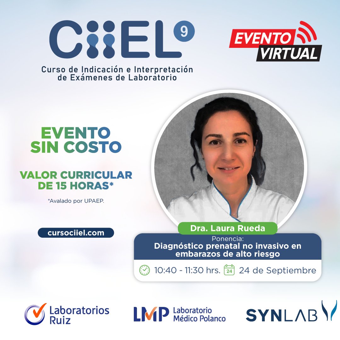 LaboratorioRuiz's tweet photo. Conoce cuáles son algunas de las ponencias que tendremos el día de hoy en nuestro Curso CIIEL.
¡No te lo pierdas!
📍https://t.co/zA7i0rGzpe
#CursoCIIEL #CIIEL @GuillermoRuizA5 https://t.co/g0aTHavsIG