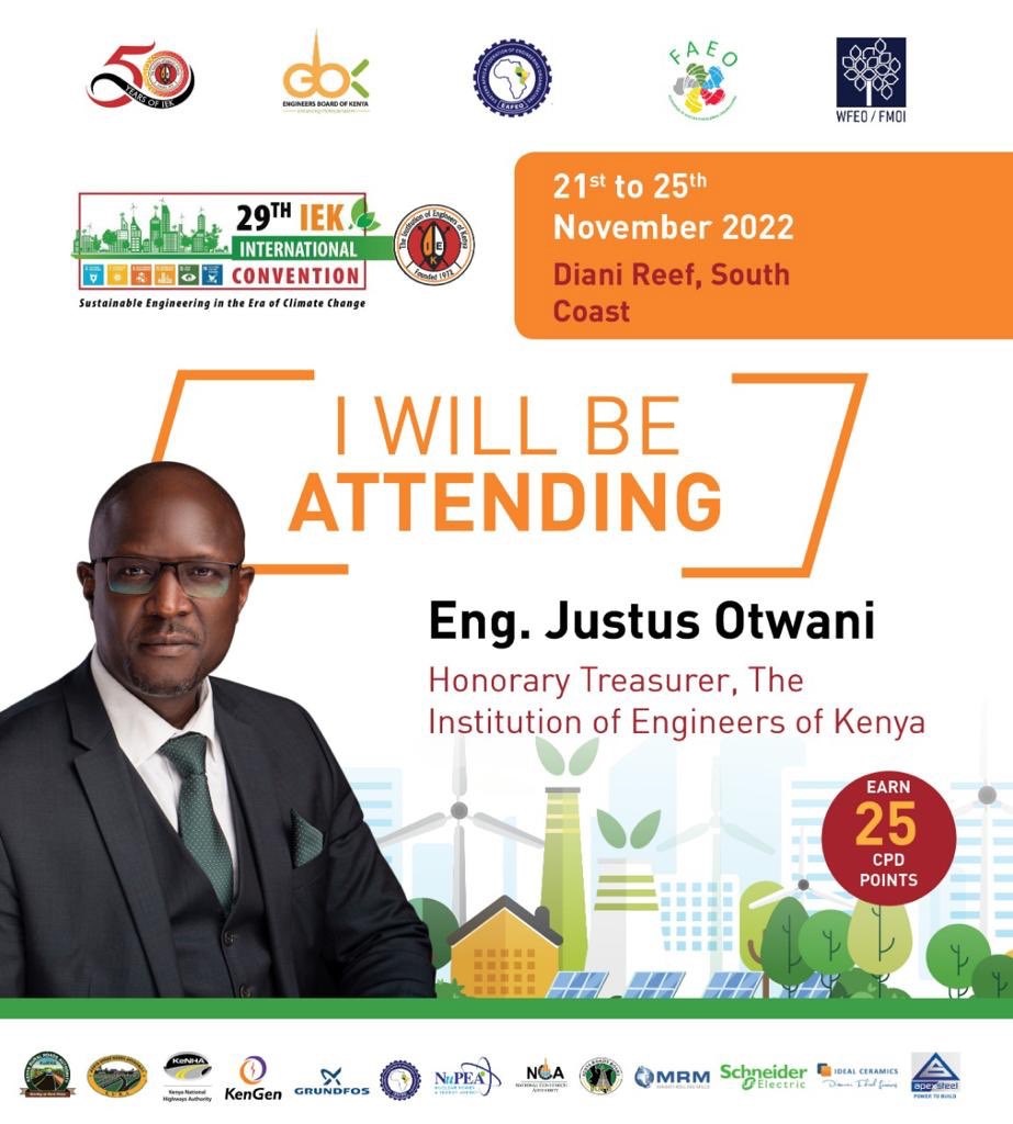 aufri2012's tweet photo. You can’t miss the premier IEK annual international event. We are gearing up for over 1500 physical participants, over 3000 virtual participants. A great opportunity for networking, building partnerships, benchmarking, breaking knowledge barriers among other benefits. https://t.co/UPNo8mdLPY