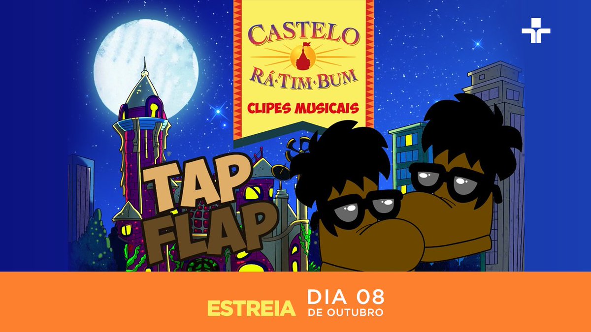 tvratimbum's tweet photo. No dia 8 de outubro, teremos estreias divertidas na TV Rá Tim Bum! 

Clipes musicais da Celeste, a cobra, e Tap Flap entrarão em nossa programação! 

Fique ligado! 

#TVRáTimBum #TVCultura #RáTimBum #ClipesMusicais #Diversão #CelesteaCobra #TapFlap https://t.co/qbDpd0AkiD