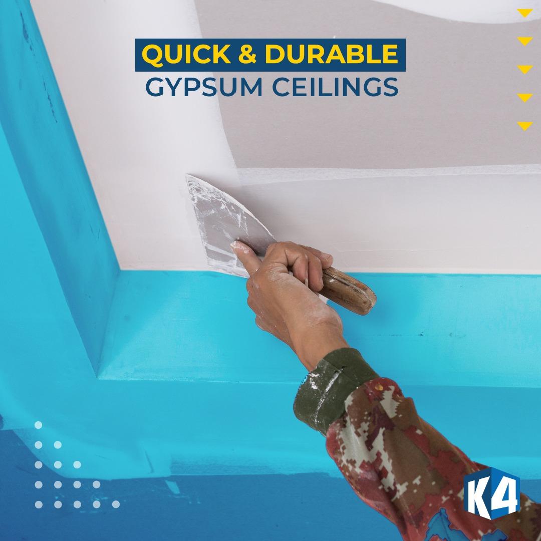 kfour_corp's tweet photo. Did you know that gypsum materials come with thermal insulation properties that help keep your home cool?

Contact us at 914-613-7150 for more information about our gypsum ceiling services. 

#KFourConstruction #NewYork #NewJersey #CT #Florida #Construction #Educational https://t.co/i6WVxYeXtm