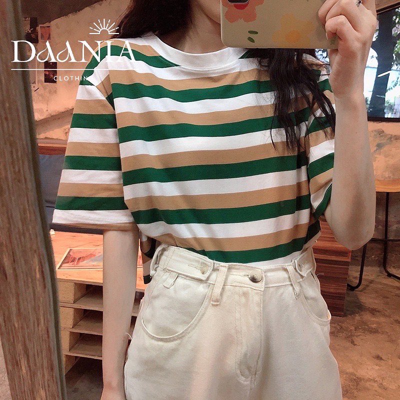 Daaniaclothing_'s tweet photo. 【Ready Stock】
Women Rainbow Striped Short-Sleeved T-Shirt Summer New Style 👚
Size:M to 2XL🥹
Enjoy add-on deals with cheaper price from us🥳
🔗 https://t.co/bLNzIUVsUJ 🔥
#shopee #shopeemalaysia #shorttop #shirt #casual #freevouchers #fashion #women #womanfashion https://t.co/S2CGjm2K69