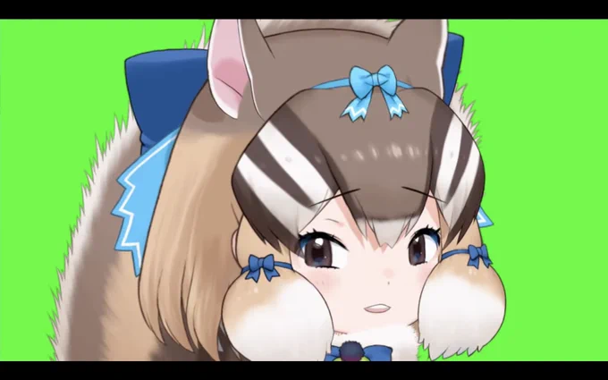 ジェネットに何のホラーさせようか考えてる顔 #シマリスらいぶ 