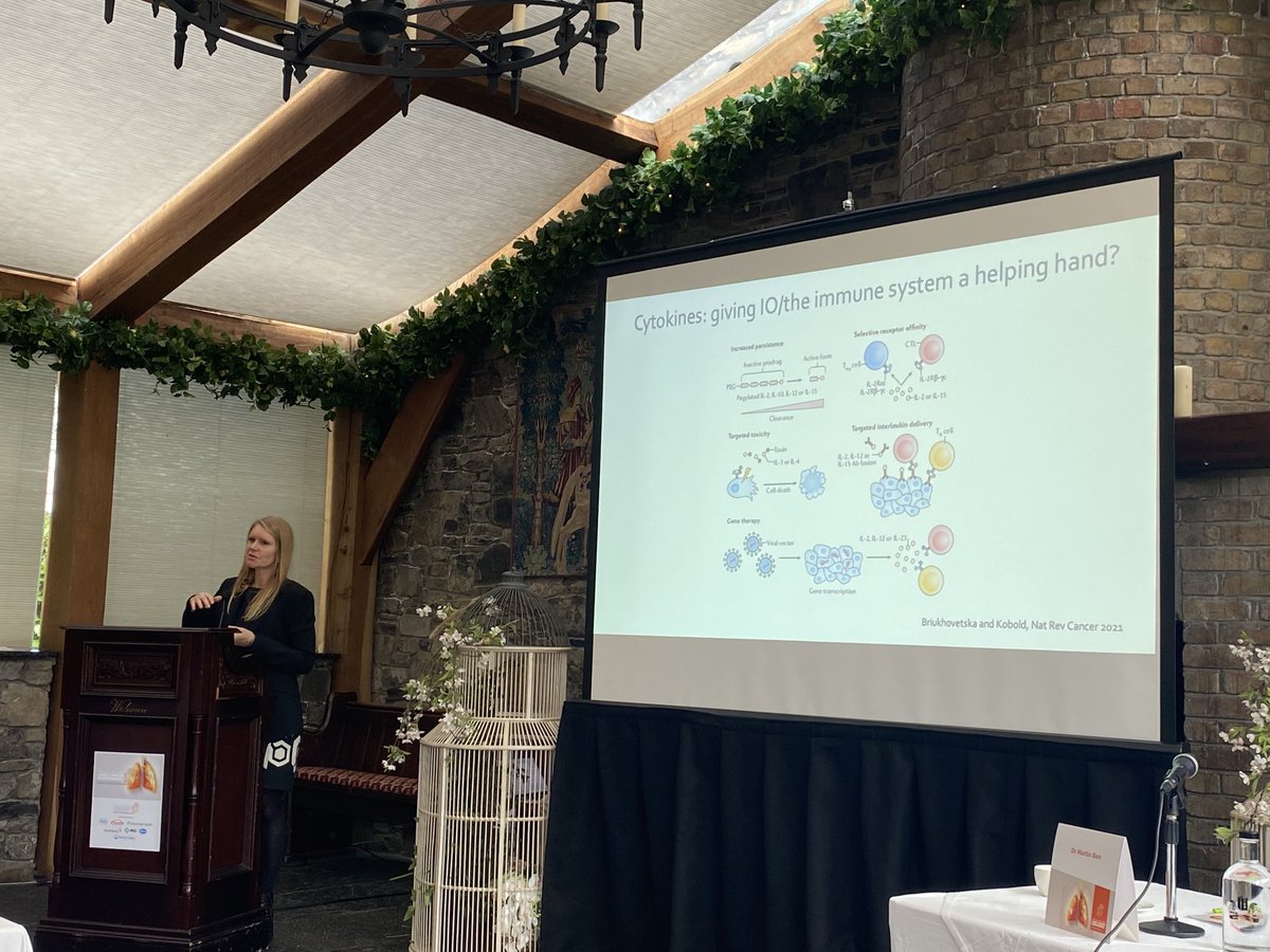 FordePatrick's tweet photo. Truly outstanding talk from ⁦@myESMO⁩ President Prof. ⁦@peters_solange⁩ on immunotherapy for lung cancer, encapsulating the current state of field in 30 mins is not easy but she managed it! #ailcc22 https://t.co/7wu7779OUk