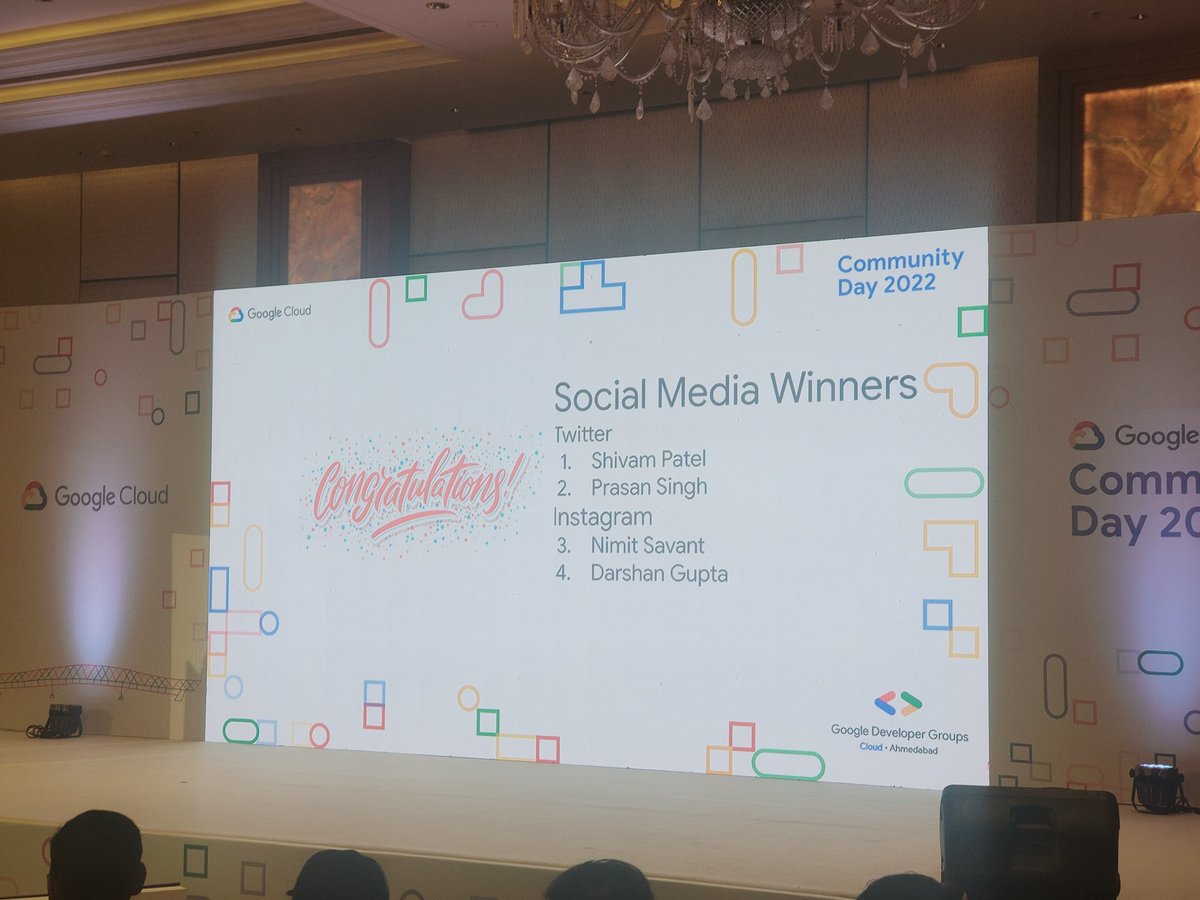 prasansecures's tweet image. Last but not least: The closing note.  🥺 
@GoogleDevsIN @GDGCloudAhm
#GDGCloudAhm #GoogleCloudCommunityDay #GoogleCloud    #GoogleDeveloperGroups #GDG #GDGCloud