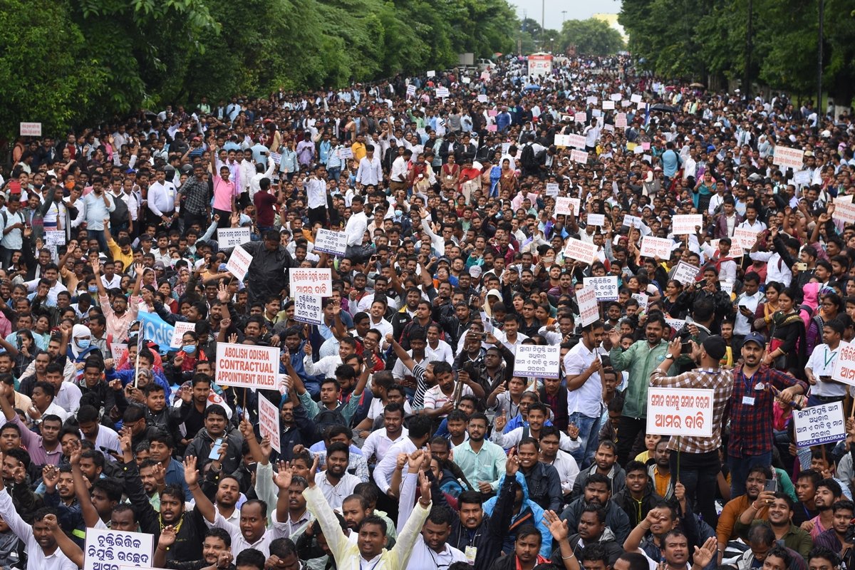Our agitation rally on Sept-11 at Lower PMG Bhubaneswar is now transformed into Virtual Rally against the Contractual System of Odisha,
it will remain be continued..!
Until unless the exploitation of Contractual Appointment would not be abolished &amp; mend permanently..! <a href="/CMO_Odisha/">CMO Odisha</a>