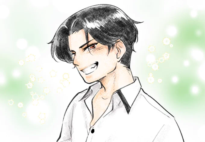 テンションを上げるために豊前を描く 