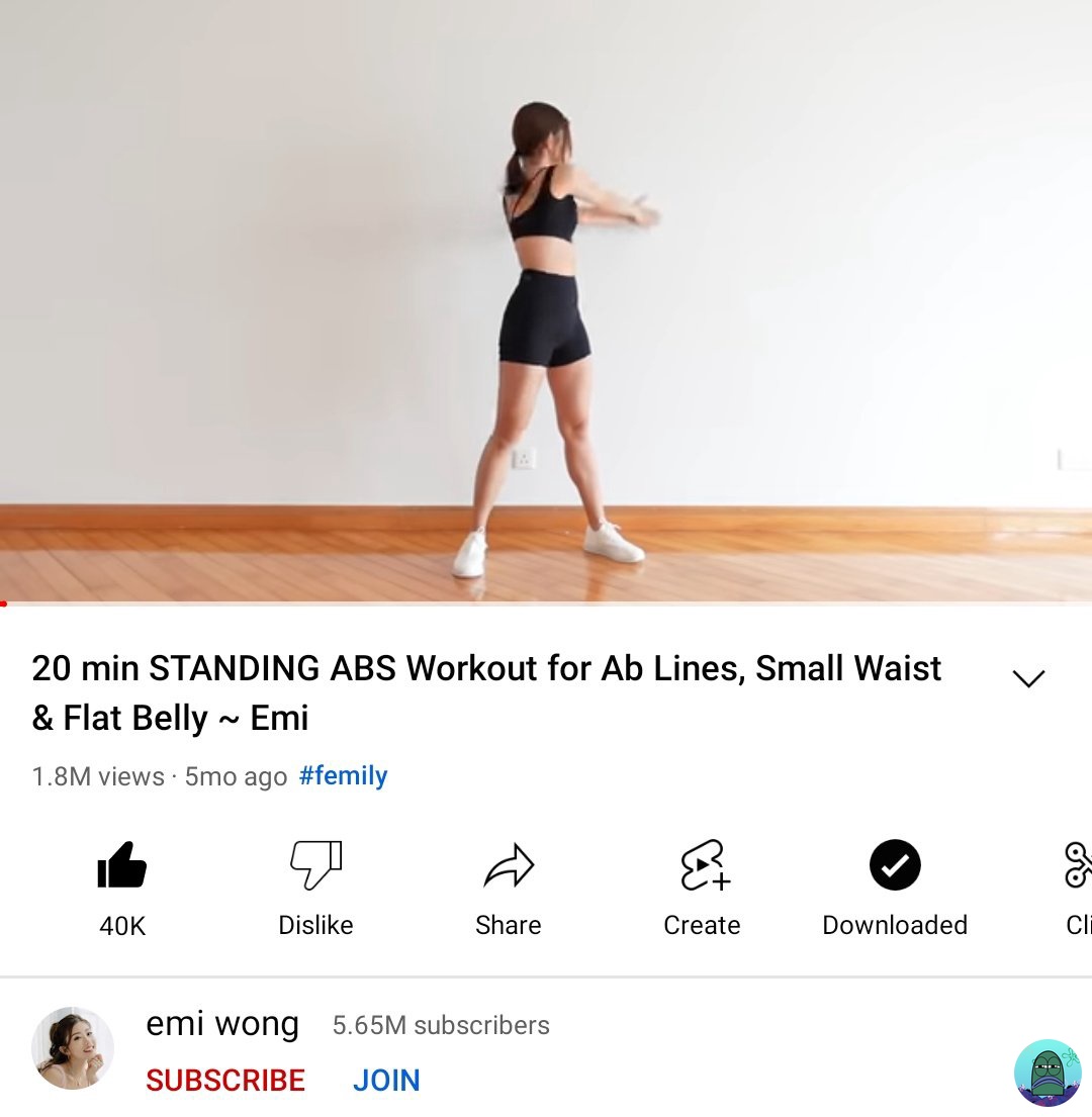 guys buat yg baru mau mulai olahraga, coba ini deh. cuma 20 menit dan gak bikin nyiksa bgt tapi hasilnya keliatan, udh gitu selalu ada rest setiap selesai 1 gerakan. Ini olahraga ternyaman buat aku yg overweight, selamat mencoba yah 💚