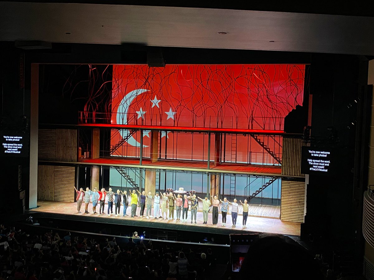 This may be the best Singapore musical I’ve ever watched. #LKYMusical