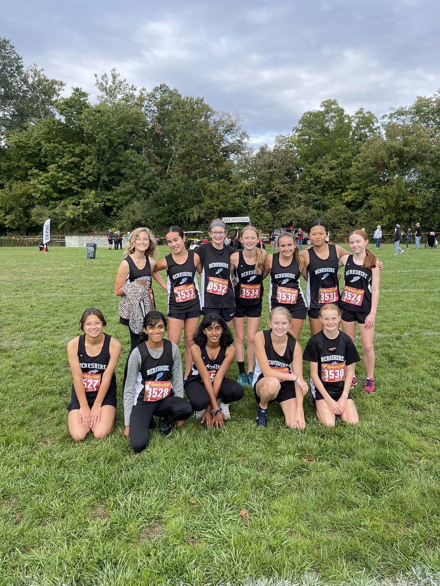 BerlinPE_Health's tweet photo. Next up JV girls. Varsity boys got 2nd. Varsity girls got 3rd! Super proud of these athletes. #berkshirestrong #olsd #olentangyberkshire #berkshire #berkshirexc https://t.co/tuWlT0uJy6