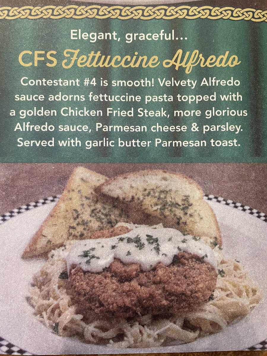 Chicken Fried Steak Fettuccine Alfredo special at Black Bear Diner. Pretty sure this would be the stuff of nightmares for <a href="/vincenzosplate/">VINCENZO'S PLATE</a>