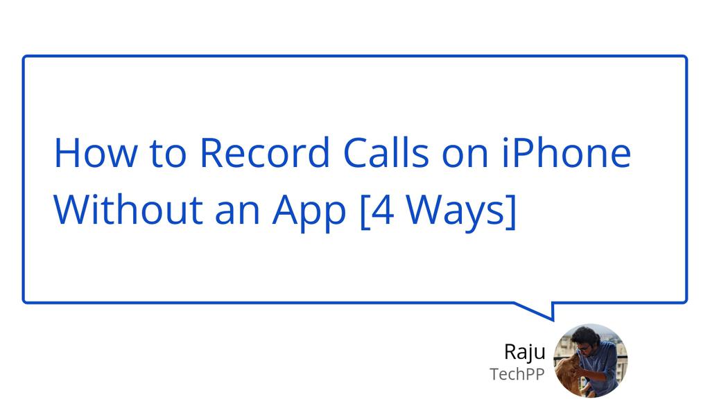 rajupp's tweet photo. Any of these can be used to record phone calls on the iPhone without the need to download a third-party application, whichever you see fit.
Read more 👉 https://t.co/kbu3O1jaBW
#HowToGuide #IphoneCallRecording #Apple https://t.co/15KgY6DTU5
