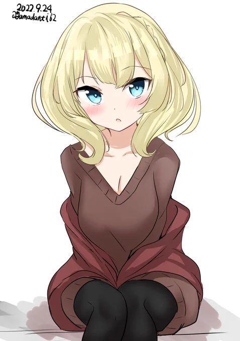 #艦これ版深夜の真剣お絵描き60分一本勝負#艦これ版真剣お絵描き60分一本勝負_20220924コロちゃん 