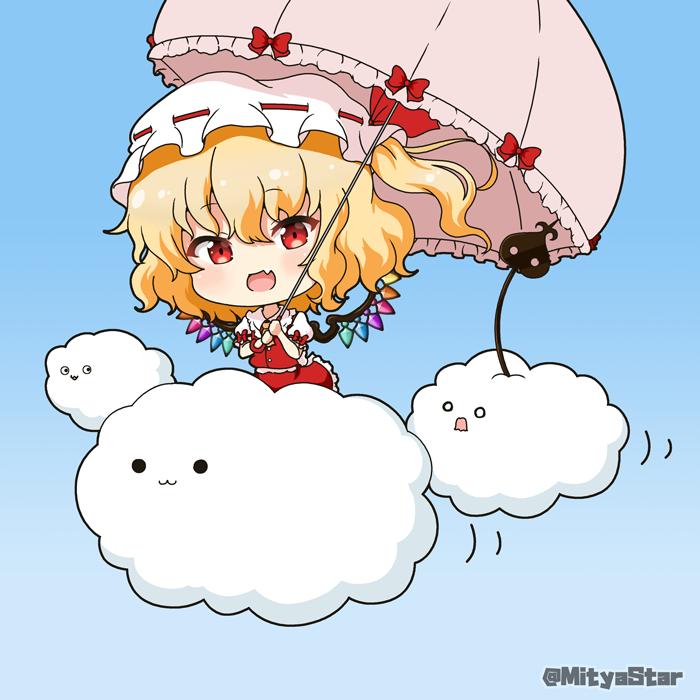 フランドール・スカーレット 「フランちゃん1位おめでとう 」|みーちゃ 🌠のイラスト