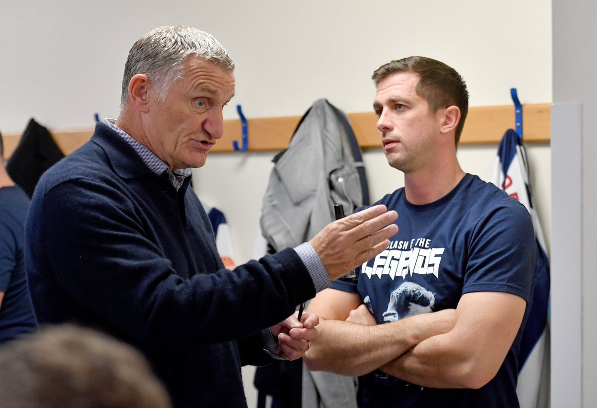 test Twitter Media - Tony Mowbray imparting some wisdom before the game in the dressing room

Picture @TimThursfield 

#Baggies #WBA #Albion https://t.co/0SakGRyQAQ