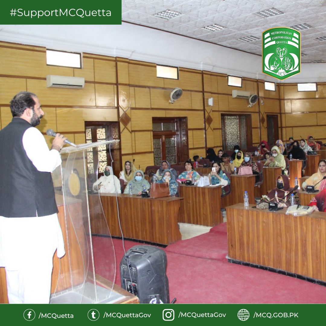 MCQuettaGov's tweet photo. ایڈمنسٹریٹر کوئٹہ جبار بلوچ میٹرپولیٹن کارپوریشن کوئٹہ کی جانب سے کلین اینڈ گرین کوئٹہ مہم کی مناسبت سے منعقدہ تقریب سے خطاب کرتے ہوئے https://t.co/tw0pYOggnn