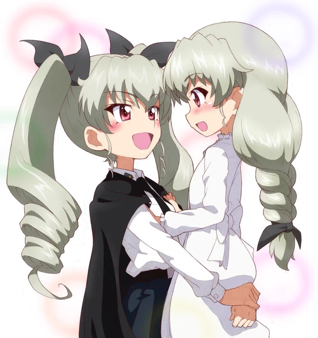 遅くなりましたが誕おめ!!主役が同じ誕生日だった様なのでコ〇リス・リ〇イルネタで!!#アンチョビ生誕祭2022#アンチョビ生誕祭#garupan 