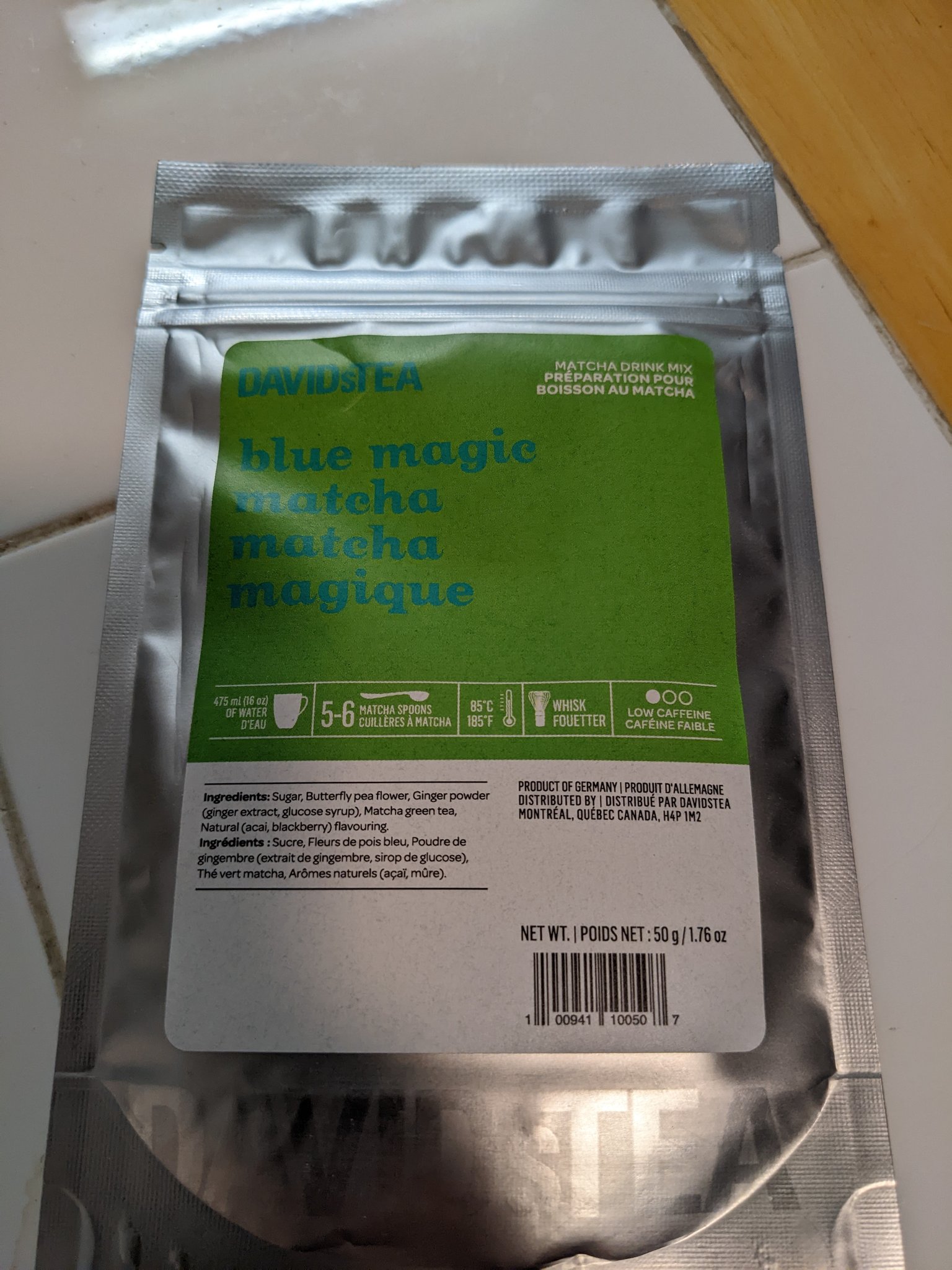 CircuitSwan on Twitter "Blue magic matcha DAVIDsTEA Green tea matcha
