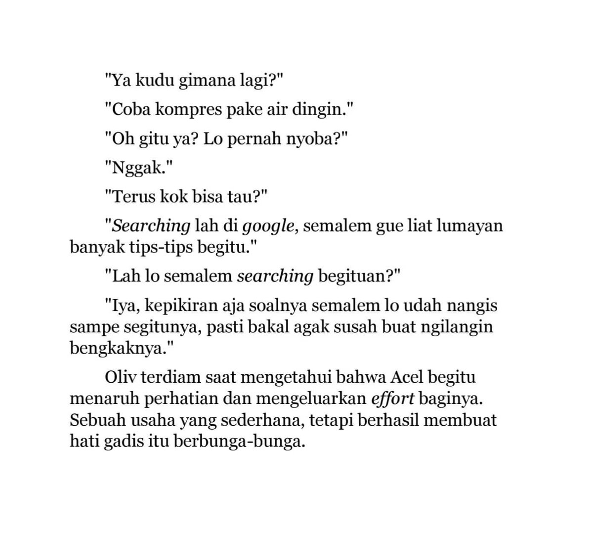 270. effort seorang acel