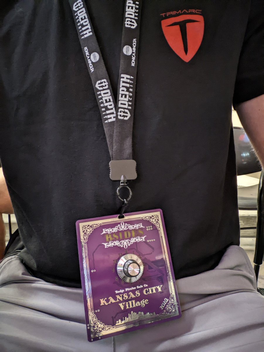 TechBrandon's tweet photo. Good morning @_BSidesKC hope to see you at my 1:00 session where I'm breaking down the recent #SCCM CVE. https://t.co/qD62YEkdTH