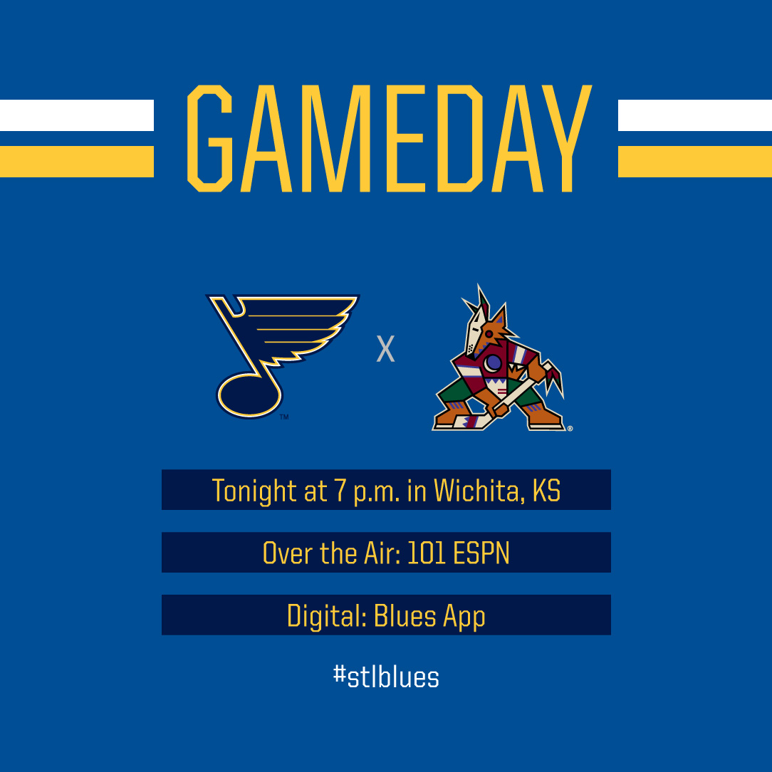 StLouisBlues's tweet photo. We've been counting down the days until we got to say this again...

🗣 IT'S GAMEDAY!!!! https://t.co/PDZaOyPUM1