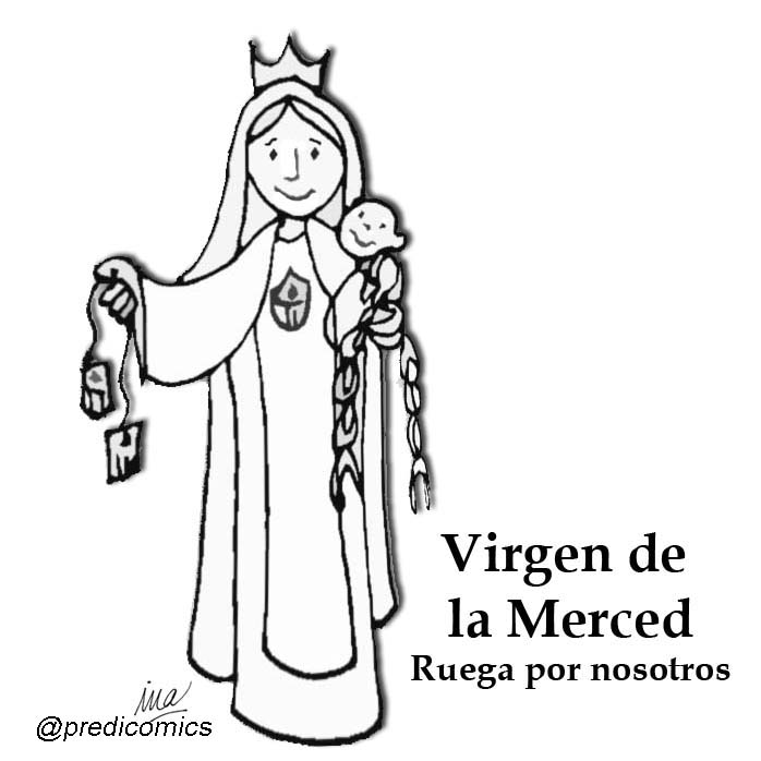 predicomic's tweet photo. Virgen de La Merced https://t.co/sBUMZYZpOf