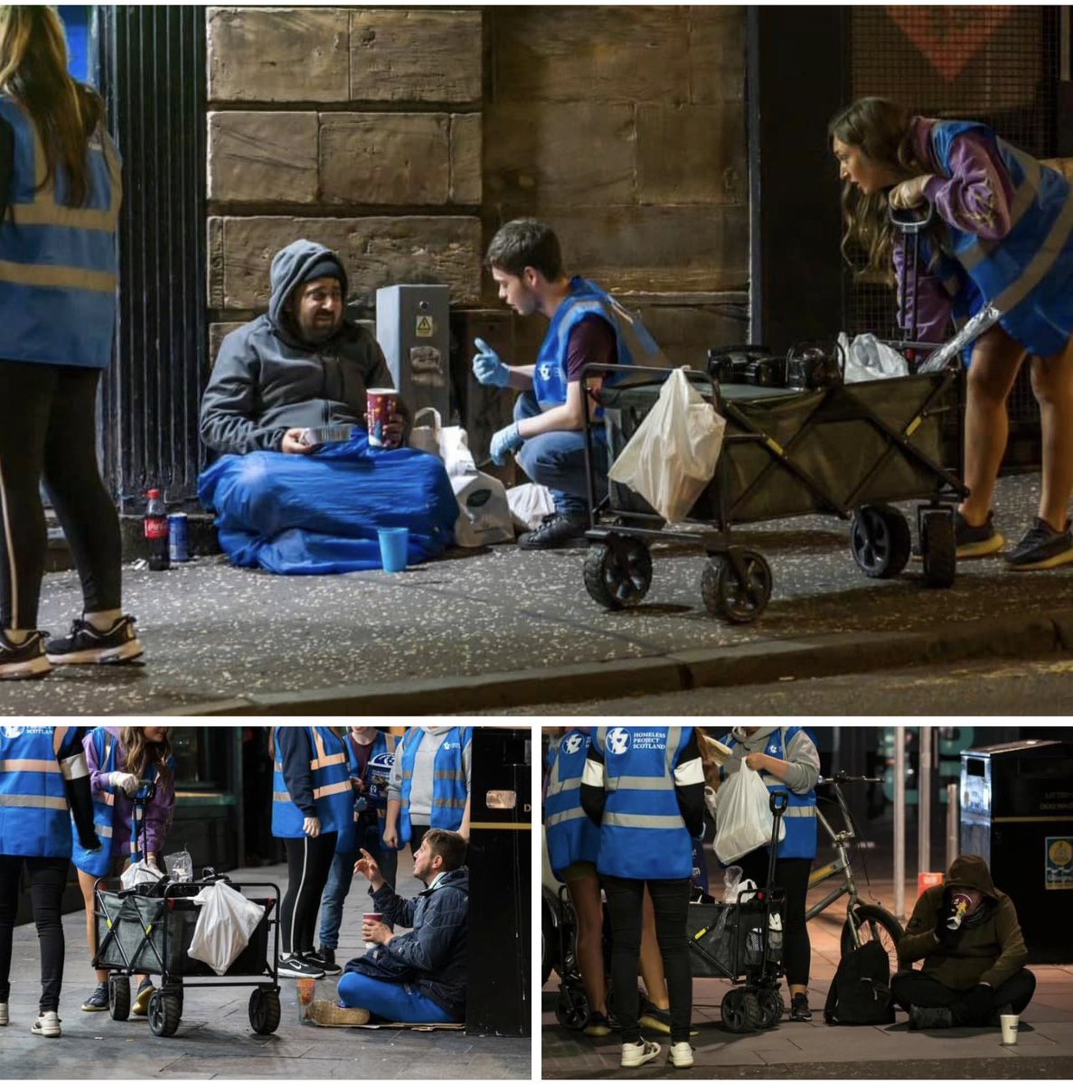 hp_scotland's tweet photo. We have dedicated street out reach teams that go out daily to give food to the homeless &amp; vulnerable, we give a hot meal, drink, and most important we lend an ear to listen. 

#homeless #homelessness #glasgow #soupkitchen #streetoutreach https://t.co/wFZhNzyQZ4