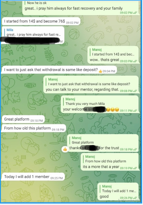 Belle71786555's tweet photo. This player i invited him yesterday he started with 14 USDT and now He has 76USDT for just playing here in our platform.

Thankyou for your trust sir i hope you will earn more for your family😇😇 https://t.co/a9HcA6p5kI