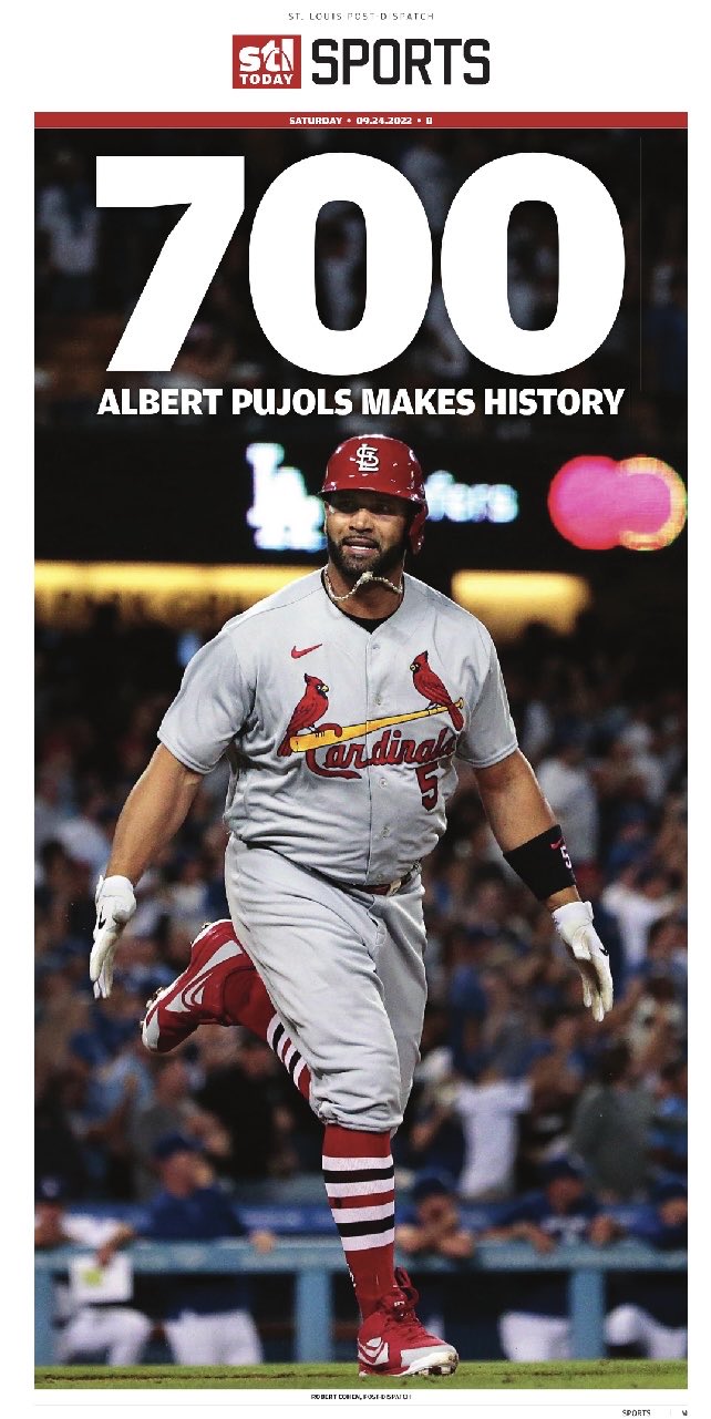 St. Louis Cardinals on X: How lucky are we? #Pujols700   / X